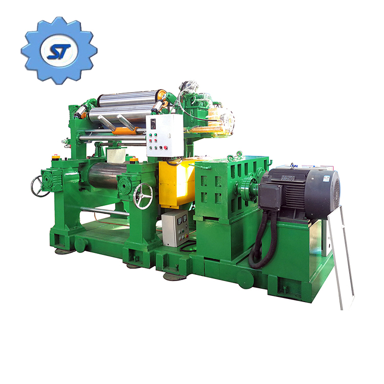 Two Roll Rubber Ingredients Sheeting Mixer Mill Machine