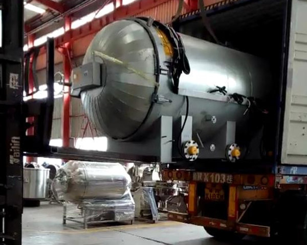 The new high-efficiency vulcanization tank has been successfully packed, setting off a new chapter in the global market