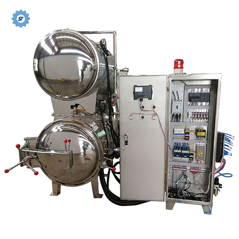 Food Retort Water Bath Spray Steam Sterilizer Sterilization Pot  Autoclave Tank Machine