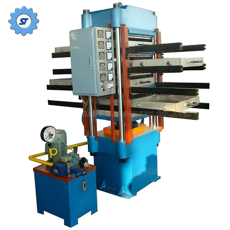 Rubber compression molding machine